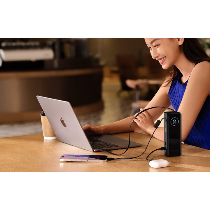 ECOFLOW RAPID Power Bank 25000mAh 170W wbudowane kable 100W