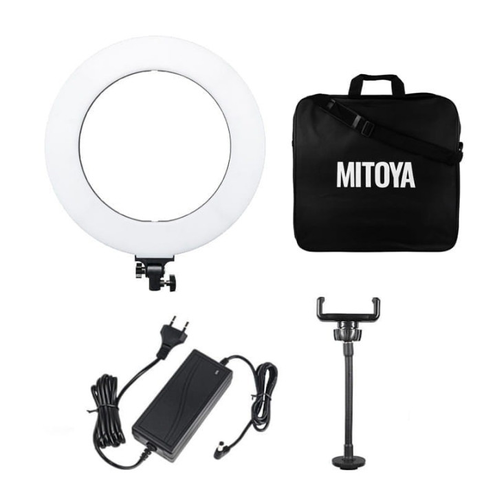 MITOYA RL480CLED Lampa pierścieniowa LED ring 45cm 3000-6000K
