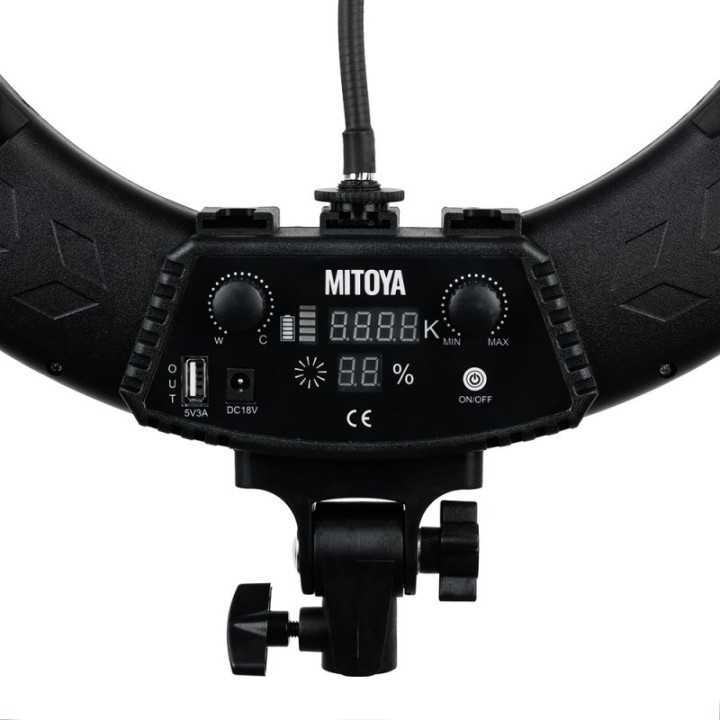 MITOYA RL-480L Lampa pierścieniowa LED RING 45cm 3000-6000K