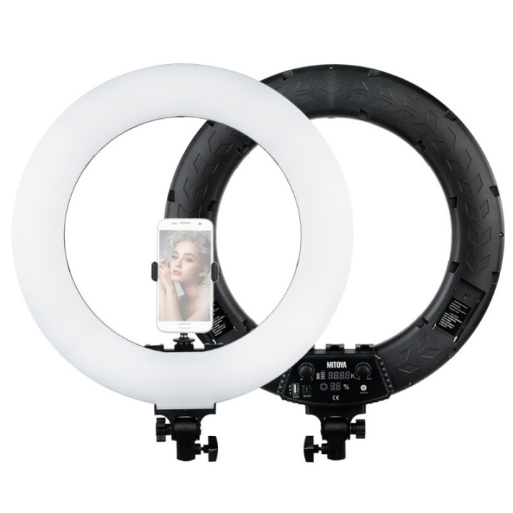 MITOYA RL-480L Lampa pierścieniowa LED RING 45cm 3000-6000K