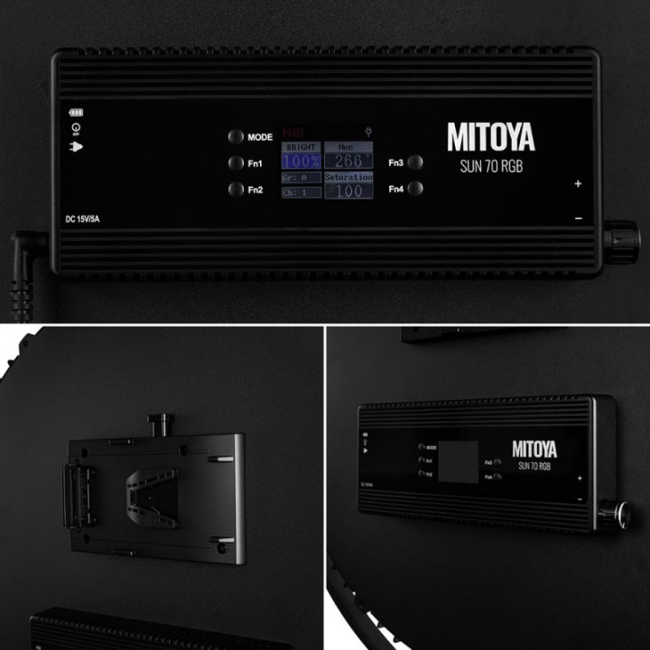 MITOYA MTYSUN70RGB Lampa Soft LED Ultra Slim 70W 2500-8500K + RGB