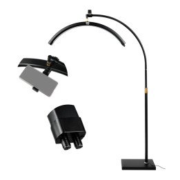 MITOYA MTYM8X Lampa kosmetyczna LED 2700-5600K na statywie czarna