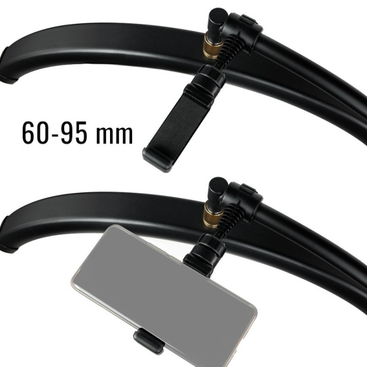 MITOYA MTYM8X Lampa kosmetyczna LED 2700-5600K na statywie czarna