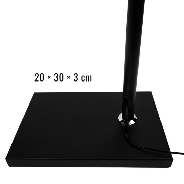MITOYA MTYM8X Lampa kosmetyczna LED 2700-5600K na statywie czarna