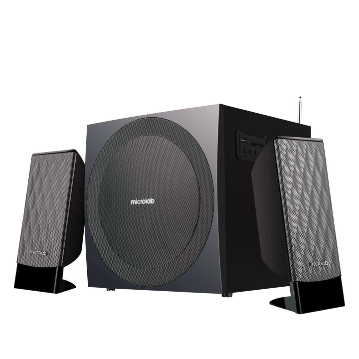 MICROLAB M-300BT Zestaw głośników 2.1 z Bluetooth i FM