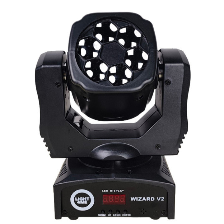 LIGHT4ME WIZARD v2 głowica ruchoma FX oświetlenie sceniczne DMX 6x10W RGBW LED