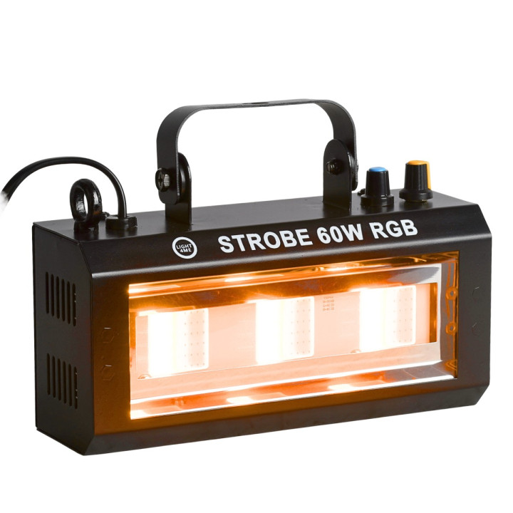 STROBE 60W RGB efekt oświetleniowy stroboskop sceniczny 3x20W COB LED