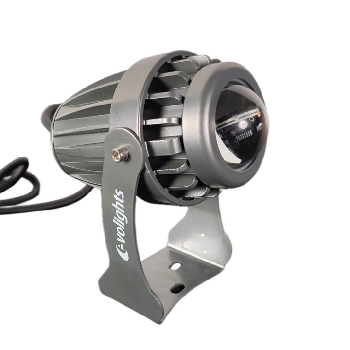 Reflektor sceniczny pinspot IP65 10W WW LED 2x uchwyt montażowy