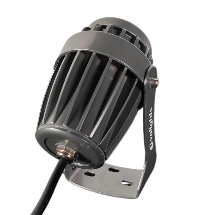 Reflektor sceniczny pinspot IP65 10W WW LED 2x uchwyt montażowy