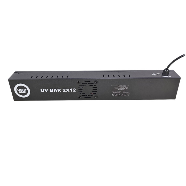 Listwa LED UV efekt oświetleniowy sceniczna 24x3W LED uchwyt montażowy