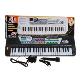 MQ-4919 Keyboard dla dzieci 49 klawiszy 5+ Mikrofon + Nagrywanie