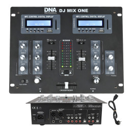 Analogowy mikser dźwięku stereo Bluetooth USB SD 2 kanały MP3
