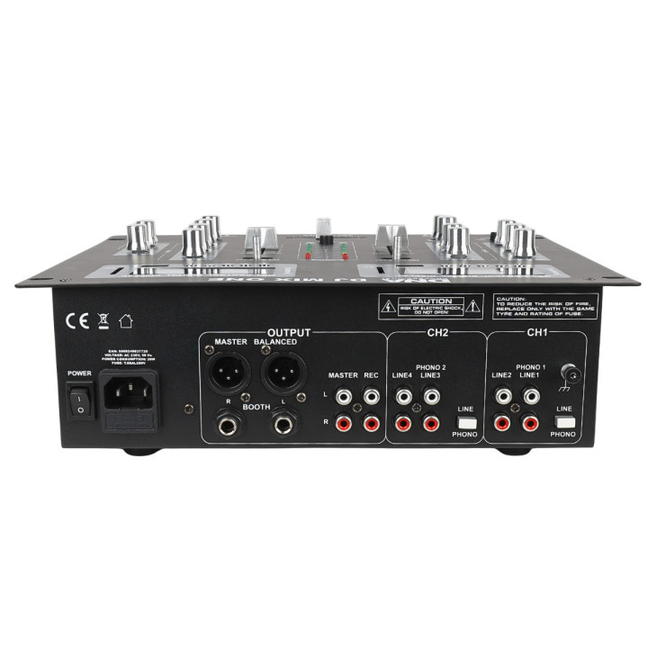 Analogowy mikser dźwięku stereo Bluetooth USB SD 2 kanały MP3