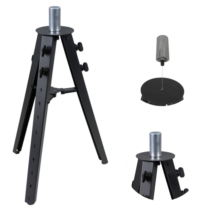 Statyw pod oświetlenie nagłośnienie adapter kolumnowy 35 mm 86-152 cm