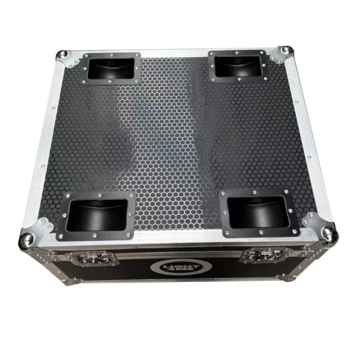Solidna skrzynia transportowa na 4 stroboskopy sceniczne STROBE 4IN1