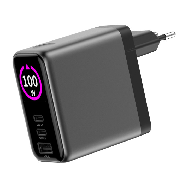 Ładowarka sieciowa GaN 100 W TFT - EU NEWELL NL5013