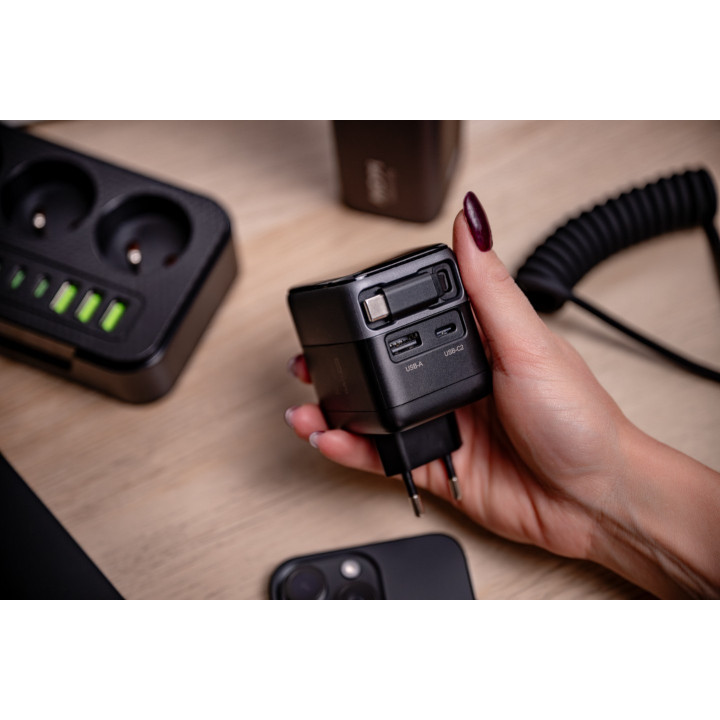 Ładowarka sieciowa GaN 70 W TFT - EU NEWELL NL5012