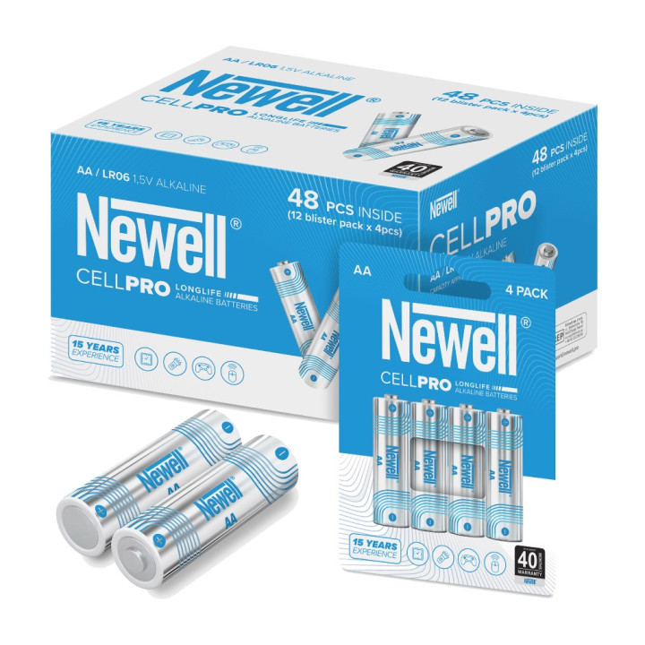 NEWELL NL4666 Bateria alkaliczna CellPro AA 48 sztuk