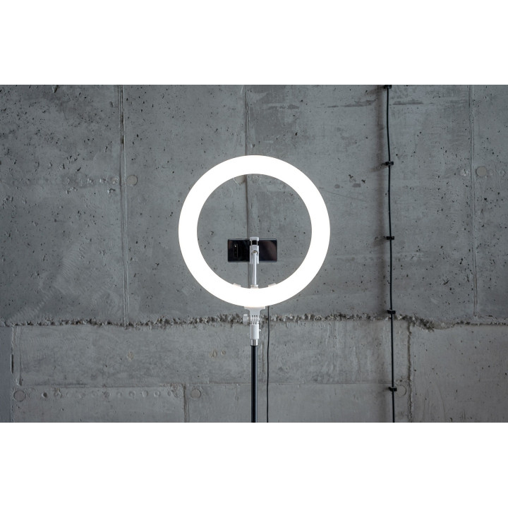 NEWELL RL-18A Lampa pierścieniowa LED 3200 K - 5500 K biała