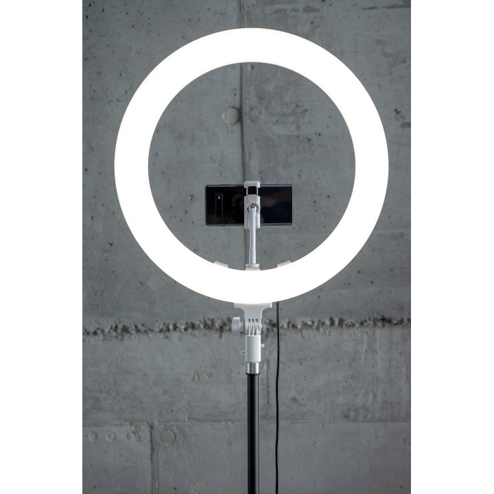 NEWELL RL-18A Lampa pierścieniowa LED 3200 K - 5500 K biała