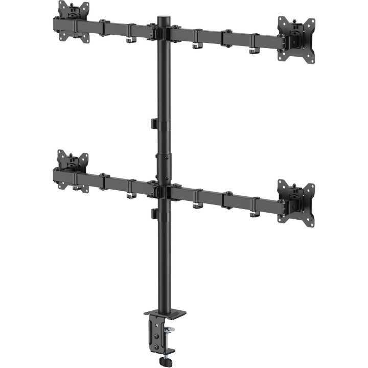 MOZOS MS04 Wieszak vesa uchwyt biurkowy do 4 monitorów 17–32"
