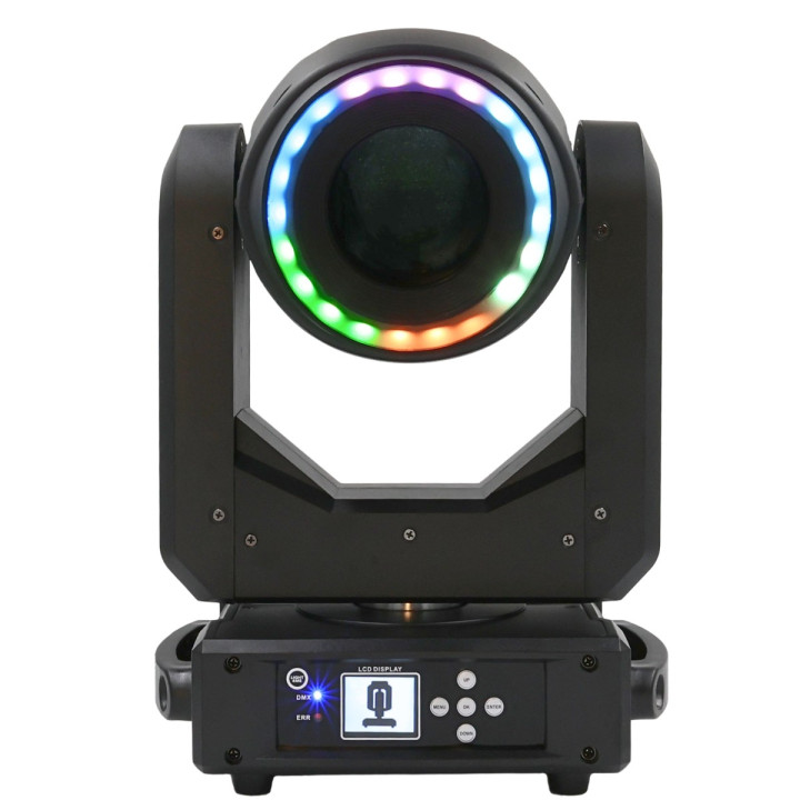 Głowica ruchoma hybryda beam spot wash DMX efekt ring 22x0,2W LIGHT4ME