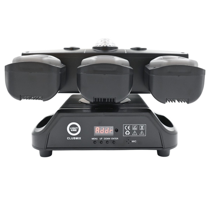 MULTIEFEKT OŚWIETLENIOWY LED DMX 6w1 BEAM MAGIC BALL STROBO LASER