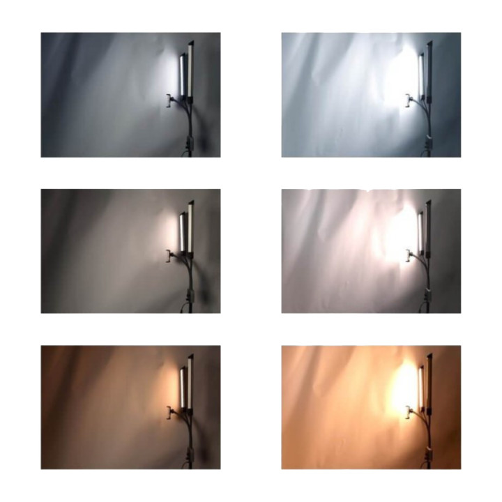 MITOYA MTY176 Lampa kosmetyczna LED 2w1 z giętkimi ramionami