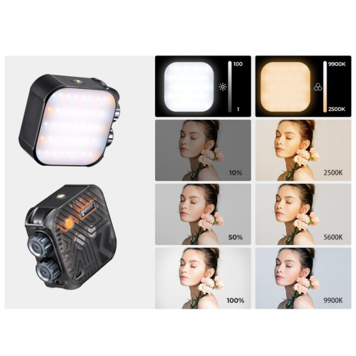 Lampa LED kompaktowa 2500-9900K K&F Concept KF34.035