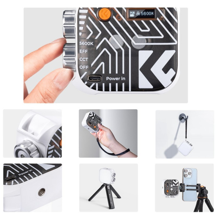 Lampa LED kompaktowa 2500-9900K K&F Concept KF34.035 V1