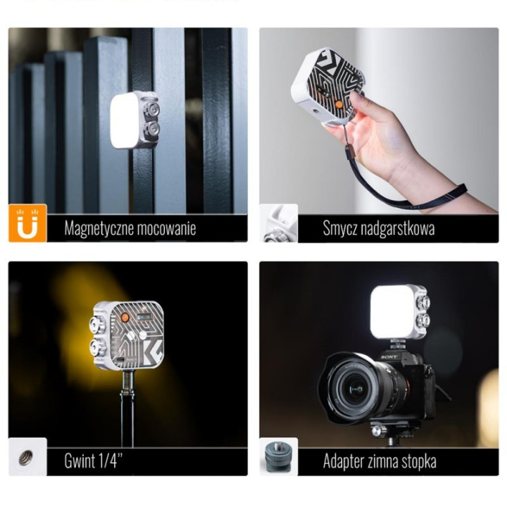 Lampa LED kompaktowa 2500-9900K K&F Concept KF34.035 V1
