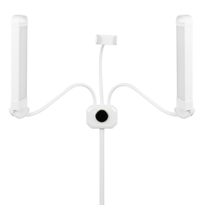 Lampa kosmetyczna LED 3000-6000K na statywie biała MITOYA LUMERA