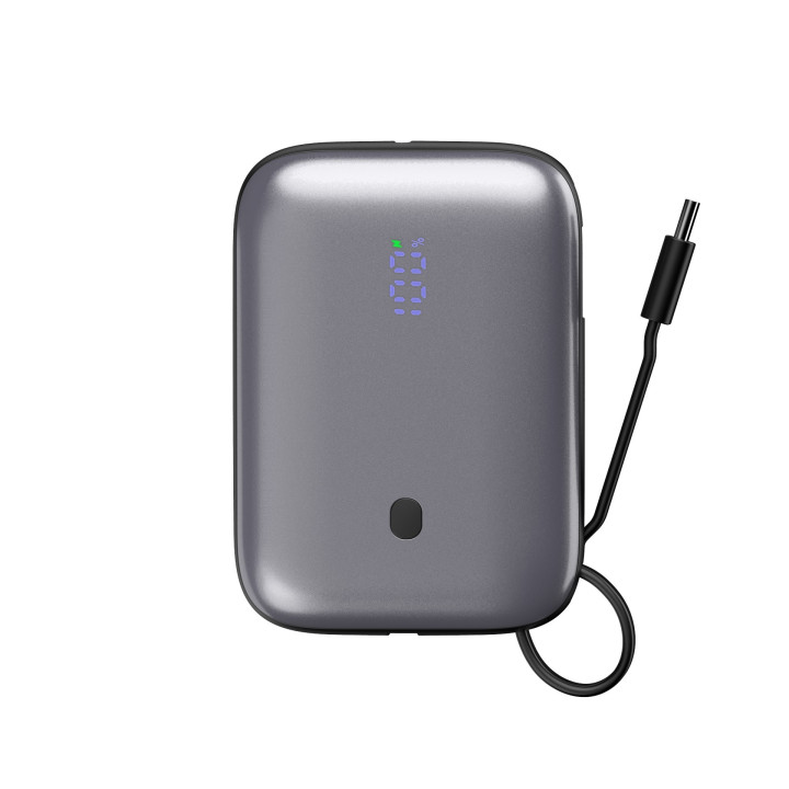 PLATINET PMPB1020C Powerbank 10000 mAh 20W PD LED szary