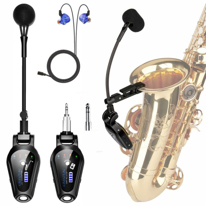 Bezprzewodowy mikrofon do instrumentów dętych KIMAFUN KMU3071