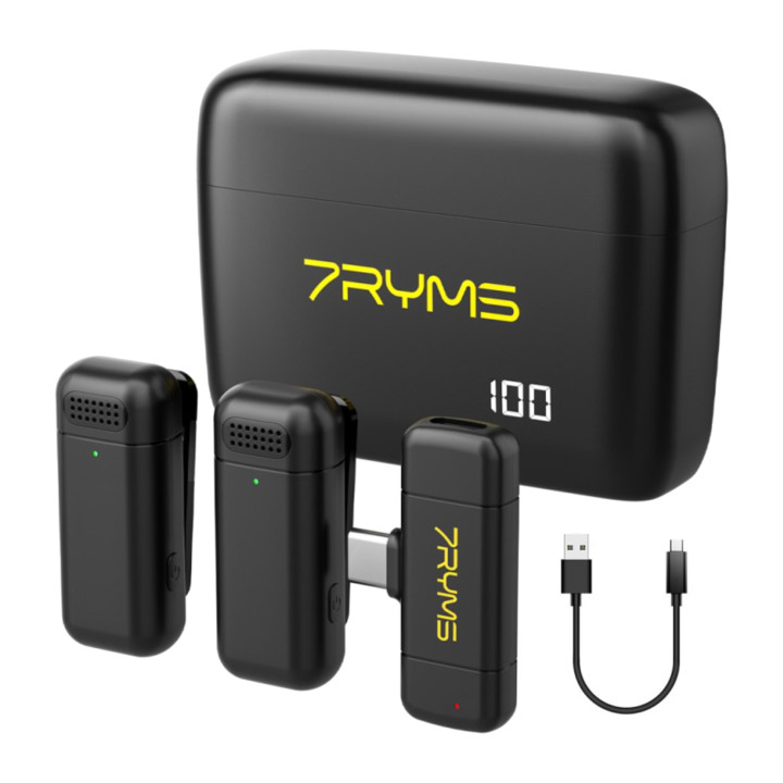 7RYMS S1 Bezprzewodowy zestaw mikrofonowy USB-C