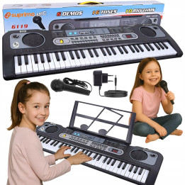 SUPRIMO 6119 KEYBOARD klawisze organy z mikrofonem dla dzieci