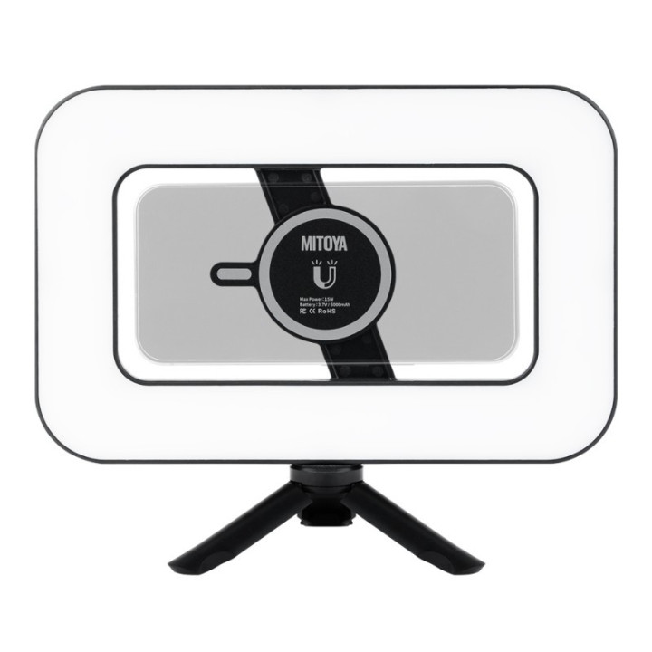 MITOYA ACARA Bi-color Lampa LED z magnetycznym uchwytem do telefonu
