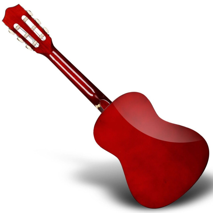 Gitara klasyczna 1/4 zestaw kostki pasek struny pokrowiec akordy tuner