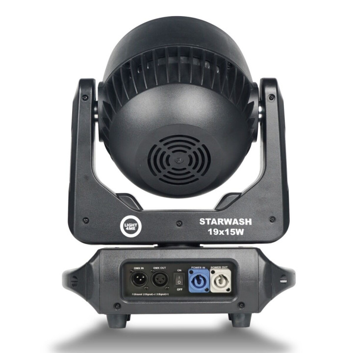 Głowica ruchoma wash oświetlenie sceniczne LED DMX 162x0,5W RGB