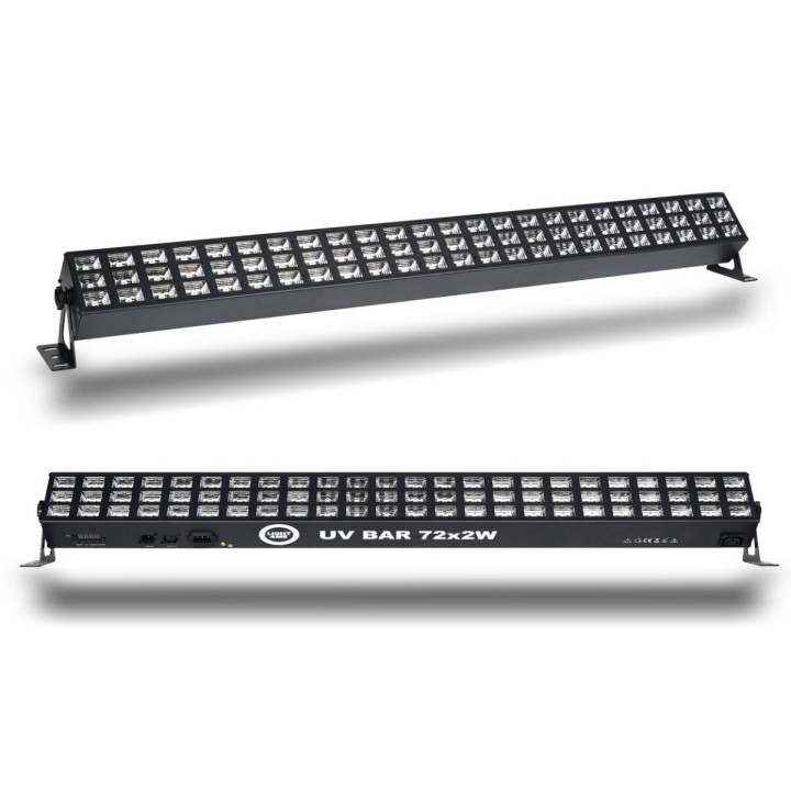 Listwa oświetleniowa UV-A oświetlenie ultrafioletowe 72x2W LED DMX