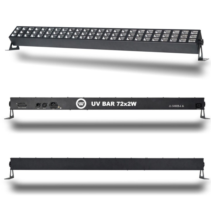 Listwa oświetleniowa UV-A oświetlenie ultrafioletowe 72x2W LED DMX