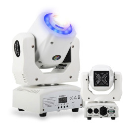 Głowica ruchoma 60W biała dioda LED + 12x0,2W RGB LED MINI SPOT 60