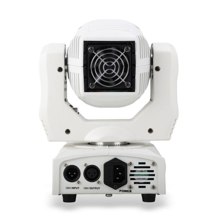 Głowica ruchoma 60W biała dioda LED + 12x0,2W RGB LED MINI SPOT 60