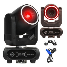 LIGHT4ME MINI SPOT 100 RING głowica ruchoma spot efekt ring oświetlenie sceniczne 100W LED+24x0,2W RGB