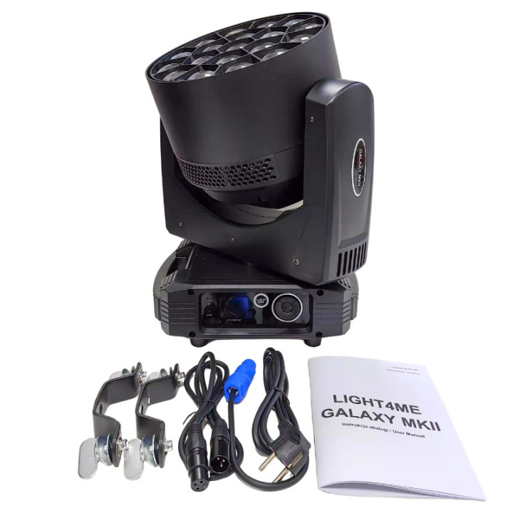 Głowica ruchoma LED wash oświetlenie sceniczne 19x15W LED RGBW