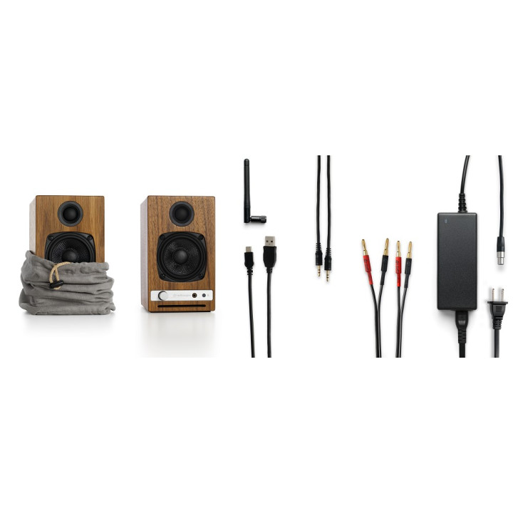 Głośniki zestaw stereo bluetooth aptX DAC USB białe AUDIOENGINE HD3 BT