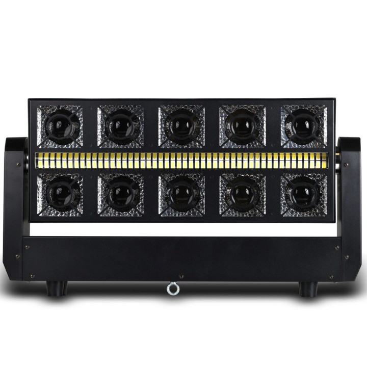 LIGHT4ME VENOM MBS1 ruchomy efekt stroboskop LED DMX Beam 10x25W RGBW