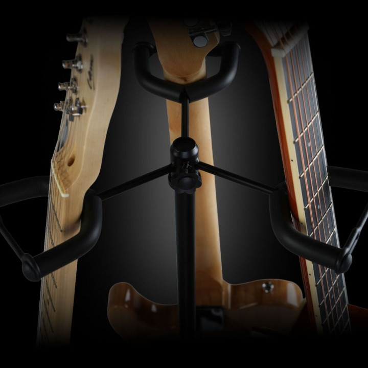 Stojak statyw gitarowy na 3 gitary stalowy wolnostojący do 30 kg
