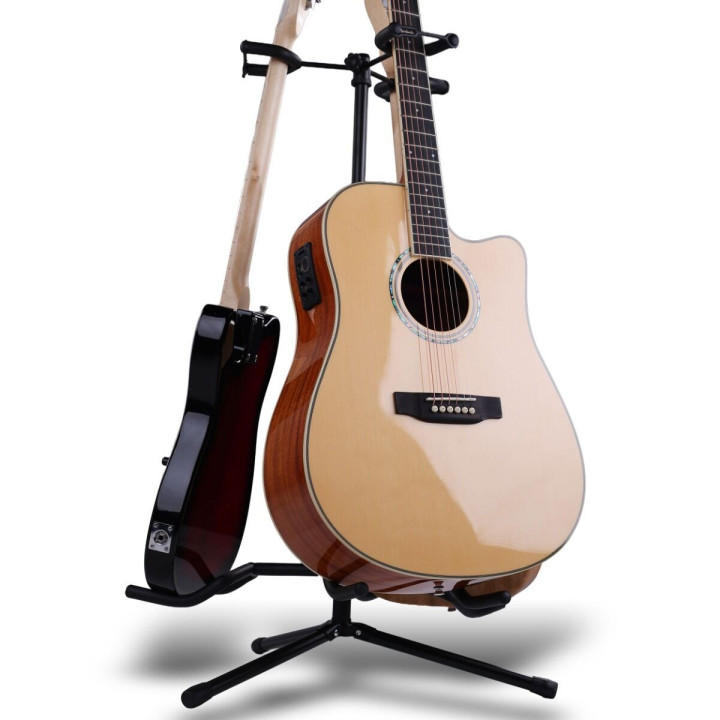 Stojak statyw gitarowy na 3 gitary stalowy wolnostojący do 30 kg