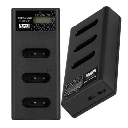 Ładowarka trzykanałowa CD-USB-C do akumulatorów NP-BX1 do Sony